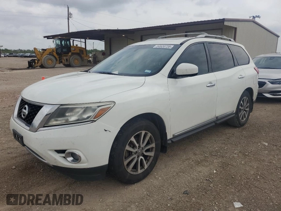 2016 Nissan Pathfinder SV with VIN 5N1AR2MN2GC658872, listed as a Copart auction lot 54920735 with 152,133 mi miles and Clean Title. Bid and sale history available at carsss.com. Image 1.