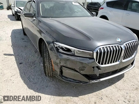 2020 BMW 7 Series 750i xDrive with VIN WBA7U2C03LGM27370, listed as a Copart auction lot 56576775 with Not provided miles and Salvage title. Bid and sale history available at DreamBid. Image 13.