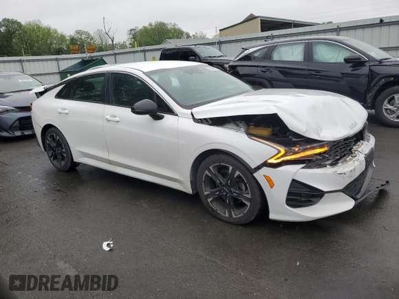2022 Kia K5 GT-Line z VIN 5XXG64J20NG122075, wystawiony jako Copart lot #56356875 z przebiegiem 54 554 mil mil oraz Szkoda całkowita • Salvage title. Historia ofert i sprzedaży dostępna na DreamBid. Obrazek 4.