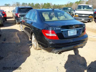 2013 Mercedes-Benz C-Class C 300 Sport with VIN WDDGF8AB1DA812151, listed as a IAAI auction lot 41814561 with 158,639 mi miles. Bid and sale history available at carsss.com. Image 3.