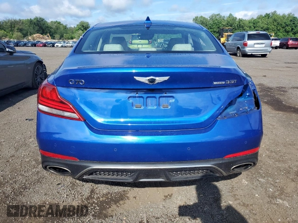 2019 Genesis G70 Advanced с VIN KMTG34LE4KU014629, выставлен на аукционе Copart как лот 63456695 с пробегом 45 662 миль миль и Списание • Salvage title. История ставок и продаж доступна на DreamBid. Изображение 6.