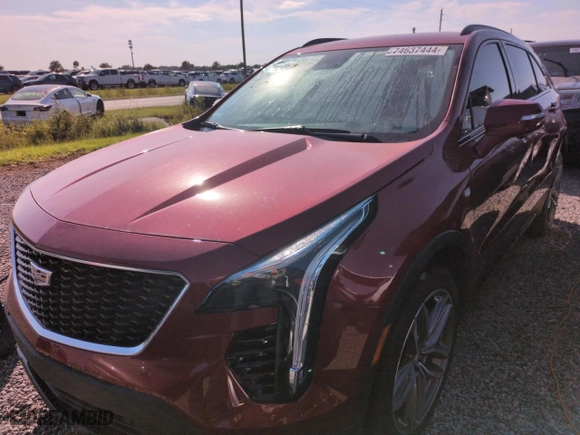 2023 Cadillac XT4 FWD Sport with VIN 1GYFZER47PF177570, listed as a Copart auction lot 74637444 with 0 mi miles and Non Repairable. Bid and sale history available at carsss.com. Image 1.