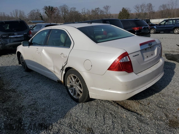 2010 Ford Fusion SEL with VIN 3FAHP0JA8AR138818, listed as a Copart auction lot 48825785 with 140,312 mi miles and Salvage Title. Bid and sale history available at carsss.com. Image 2.