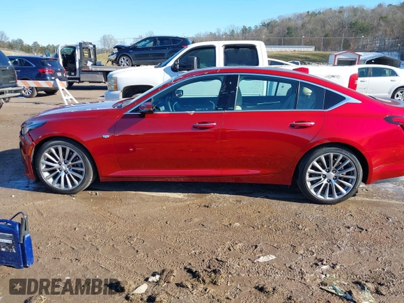 2021 Cadillac CT5 Premium Luxury with VIN 1G6DN5RK8M0117418, listed as a IAAI auction lot 41317069 with 6,982 mi miles and . Bid and sale history available at carsss.com. Image 14.