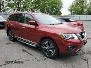 2017 Nissan Pathfinder Platinum с VIN 5N1DR2MM1HC653099, выставлен на аукционе Copart как лот 61211755 с пробегом 93 976 миль миль и Списание • Salvage title. История ставок и продаж доступна на DreamBid. Изображение 4.