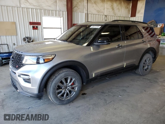 2021 Ford Explorer ST z VIN 1FM5K8GC0MGB24311, wystawiony jako Copart lot #48573704 z przebiegiem 36 213 mil mil oraz Szkoda całkowita • Salvage title. Historia ofert i sprzedaży dostępna na DreamBid. Obrazek 1.