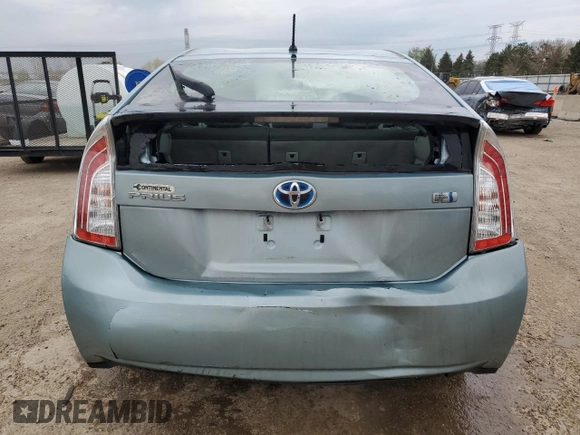 2012 Toyota Prius One z VIN JTDKN3DU8C1588575, wystawiony jako Copart lot #54413975 z przebiegiem 192 546 mil mil oraz Szkoda całkowita • Salvage title. Historia ofert i sprzedaży dostępna na DreamBid. Obrazek 6.