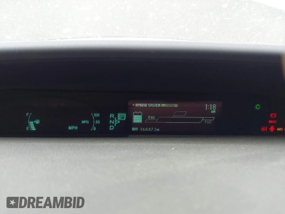 2011 Toyota Prius I with VIN JTDKN3DU4B5305208, listed as a IAAI auction lot 41577276 with 168,473 mi miles. Bid and sale history available at carsss.com. Image 15.