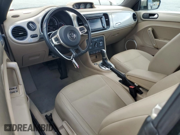 2015 Volkswagen Beetle with VIN 3VW5A7AT9FM815899, listed as a Copart auction lot 63074125 with 77,214 mi miles and Salvage title. Bid and sale history available at DreamBid. Image 8.