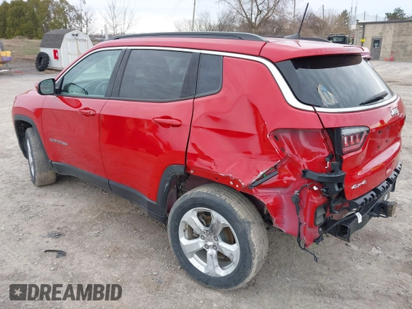 2021 Jeep Compass Latitude z VIN 3C4NJDBB4MT540632, wystawiony jako IAAI lot #41937767 z przebiegiem 15 613 mil mil oraz . Historia ofert i sprzedaży dostępna na DreamBid. Obrazek 3.