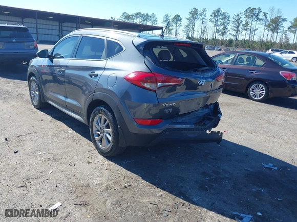 2017 Hyundai Tucson SE Plus with VIN KM8J33A45HU420349, listed as a IAAI auction lot 41296190 with 77,910 mi miles. Bid and sale history available at carsss.com. Image 3.