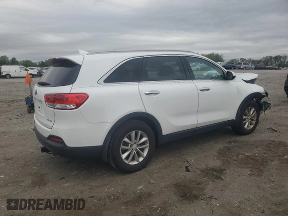2017 Kia Sorento LX with VIN 5XYPG4A56HG199914, listed as a Copart auction lot 53961725 with 88,671 mi miles and Salvage Title. Bid and sale history available at DreamBid. Image 3.