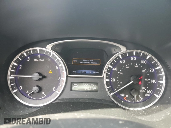 2019 Infiniti QX60 Pure with VIN 5N1DL0MM0KC532240, listed as a Copart auction lot 60288795 with 65,485 mi miles and Salvage title. Bid and sale history available at DreamBid. Image 9.