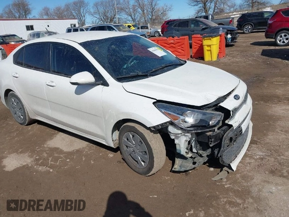 2020 Kia Rio S with VIN 3KPA24AD6LE261393, listed as a IAAI auction lot 41841919 with 73,649 mi miles. Bid and sale history available at carsss.com. Image 1.