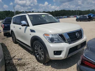2019 Nissan Armada SL z VIN JN8AY2ND7KX009782, wystawiony jako Copart lot #59013905 z przebiegiem 97 915 mil mil oraz Czysty tytuł • Clean title. Historia ofert i sprzedaży dostępna na DreamBid. Obrazek 4.