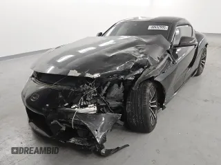 2021 Toyota GR Supra 2.0 with VIN WZ1DB2C07MW042723, listed as a Copart auction lot 48652995 with 0 mi miles and Clean Title. Bid and sale history available at carsss.com. Image 1.