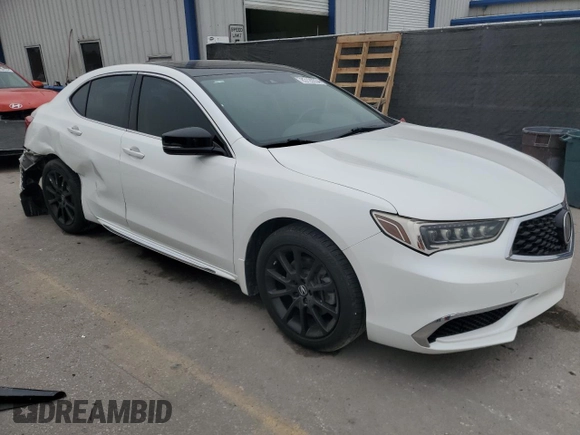 2018 Acura TLX w/Technology Pkg with VIN 19UUB2F5XJA003057, listed as a Copart auction lot 83120534 with 46,139 mi miles and Salvage Title. Bid and sale history available at carsss.com. Image 4.