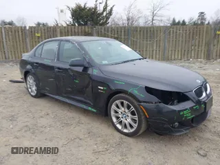 2010 BMW 5 Series 535i xDrive with VIN WBANV9C50AC391442, listed as a IAAI auction lot 41776441 with 95,683 mi miles. Bid and sale history available at carsss.com. Image 1.