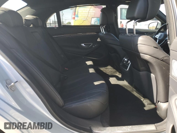 2018 Mercedes-Benz S 450 with VIN WDDUG6GB4JA407506, listed as a Copart auction lot 48018575 with 76,049 mi miles and Salvage Title. Bid and sale history available at carsss.com. Image 10.