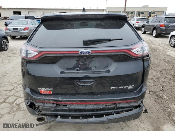 2016 Ford Edge Titanium with VIN 2FMPK4K85GBB21341, listed as a Copart auction lot 44993905 with 137,979 mi miles and Salvage Title. Bid and sale history available at carsss.com. Image 6.