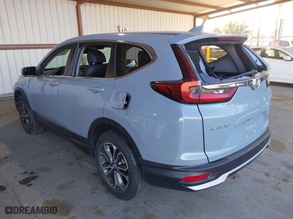 2021 Honda CR-V EX-L with VIN 2HKRW2H88MH617683, listed as a IAAI auction lot 41687272 with 1 mi miles. Bid and sale history available at carsss.com. Image 3.
