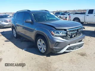 2023 Volkswagen Atlas SE with VIN 1V2JR2CA4PC538749, listed as a IAAI auction lot 41206267 with 23,197 mi miles and . Bid and sale history available at DreamBid. Image 1.