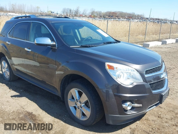 2013 Chevrolet Equinox LTZ with VIN 1GNFLGEK0DZ105067, listed as a IAAI auction lot 42102863 with 156,156 mi miles. Bid and sale history available at carsss.com. Image 1.