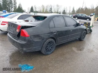 2003 Honda Civic LX with VIN 2HGES16643H627044, listed as a IAAI auction lot 41894956 with 1 mi miles. Bid and sale history available at carsss.com. Image 4.