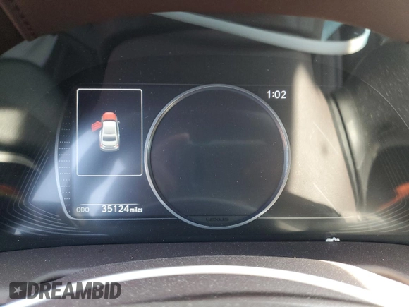 2019 Lexus ES 350 with VIN 58ABZ1B10KU024504, listed as a Copart auction lot 61675655 with 35,124 mi miles and Salvage title. Bid and sale history available at DreamBid. Image 9.
