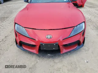 2021 Toyota GR Supra 2.0 with VIN WZ1DB2C01MW043060, listed as a Copart auction lot 67686514 with 0 mi miles and Salvage Title. Bid and sale history available at carsss.com. Image 11.