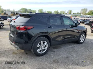 2020 Chevrolet Blazer LT with VIN 3GNKBHRS1LS592633, listed as a Copart auction lot 53729615 with 77,694 mi miles and Salvage title. Bid and sale history available at DreamBid. Image 3.