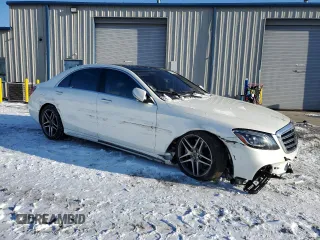 2020 Mercedes-Benz S-Class S 450 with VIN W1KUG6EB8LA559889, listed as a Copart auction lot 87282954 with 36,057 mi miles and Salvage Title. Bid and sale history available at carsss.com. Image 4.