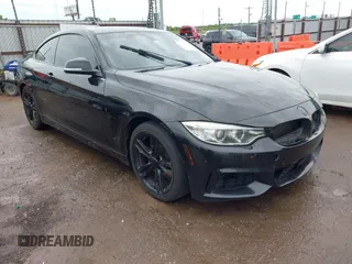 2014 BMW 4 Series 428i z VIN WBA3N3C52EK230719, wystawiony jako IAAI lot #42112905 z przebiegiem 150 000 mil mil oraz . Historia ofert i sprzedaży dostępna na DreamBid. Obrazek 1.