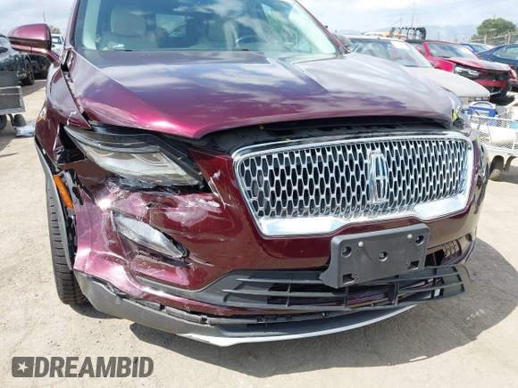 2019 Lincoln MKC Select with VIN 5LMCJ2C95KUL22363, listed as a IAAI auction lot 42245861 with 34,316 mi miles and . Bid and sale history available at DreamBid. Image 6.