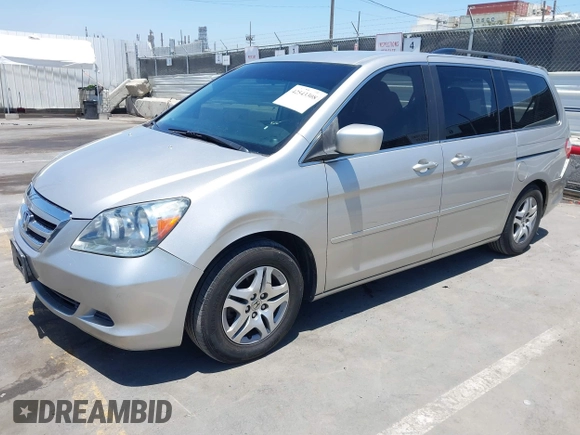 2006 Honda Odyssey EX с VIN 5FNRL38416B456655, выставлен на аукционе IAAI как лот 42543308 с пробегом 291 626 миль миль и . История ставок и продаж доступна на DreamBid. Изображение 2.