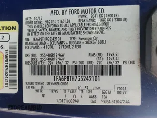 2016 Ford Mustang EcoBoost with VIN 1FA6P8TH7G5242101, listed as a Copart auction lot 55038955 with 156,520 mi miles and Salvage title. Bid and sale history available at DreamBid. Image 13.