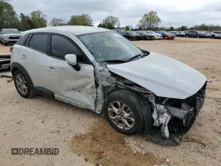 2019 Mazda CX-3 Sport with VIN JM1DKDB7XK1454654, listed as a Copart auction lot 51234285 with 34,390 mi miles and Salvage Title. Bid and sale history available at carsss.com. Image 4.