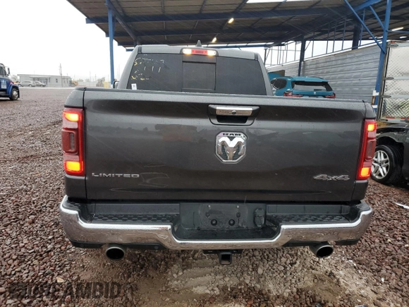 2019 Ram 1500 Limited z VIN 1C6SRFHTXKN512958, wystawiony jako Copart lot #49081205 z przebiegiem 68 648 mil mil oraz Szkoda całkowita • Salvage title. Historia ofert i sprzedaży dostępna na DreamBid. Obrazek 6.