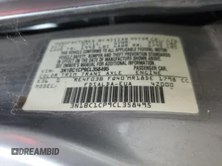 2012 Nissan Versa S with VIN 3N1BC1CP9CL358495, listed as a Copart auction lot 71660964 with 133,982 mi miles and Salvage Title. Bid and sale history available at carsss.com. Image 12.