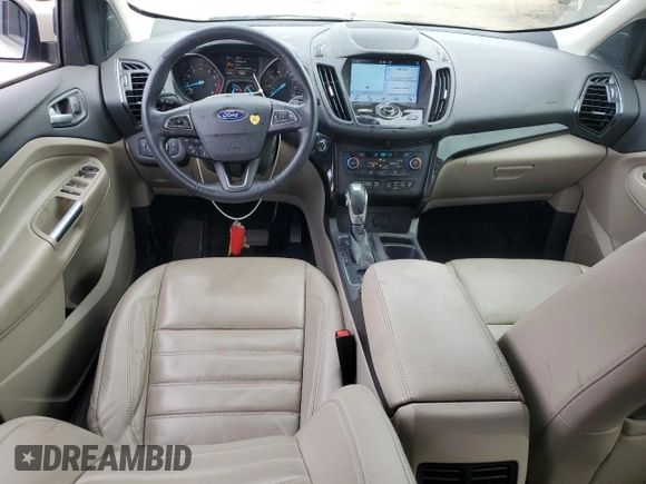 2019 Ford Escape Titanium with VIN 1FMCU0J91KUB19987, listed as a Copart auction lot 53946025 with 90,092 mi miles and Salvage title. Bid and sale history available at DreamBid. Image 8.