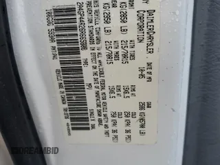 2006 Chrysler Town & Country LWB LX with VIN 2A4GP44R26R665808, listed as a Copart auction lot 87376894 with 214,666 mi miles and Salvage Title. Bid and sale history available at carsss.com. Image 15.
