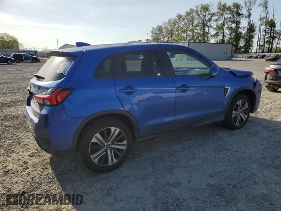 2021 Mitsubishi Outlander Sport ES with VIN JA4ARUAU0MU003220, listed as a Copart auction lot 54543105 with 67,969 mi miles and Salvage Title. Bid and sale history available at carsss.com. Image 3.