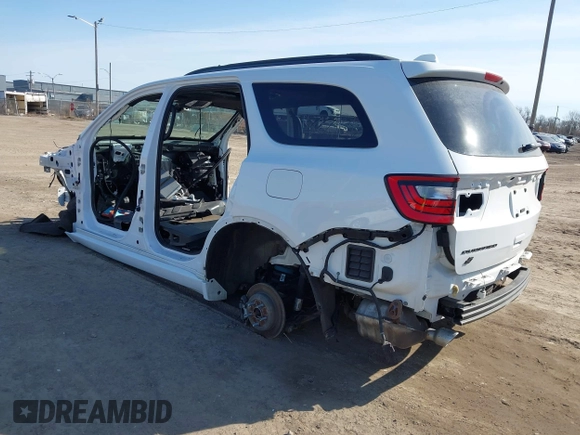 2018 Dodge Durango GT with VIN 1C4RDJDG6JC473166, listed as a IAAI auction lot 41780282 with Not Provided miles and . Bid and sale history available at DreamBid. Image 3.