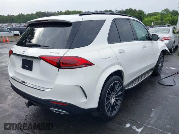 2023 Mercedes-Benz GLE 350 with VIN 4JGFB4KB5PA893681, listed as a IAAI auction lot 42606299 with 18,846 mi miles and . Bid and sale history available at DreamBid. Image 4.