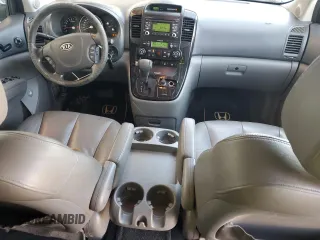 2011 Kia Sedona EX with VIN KNDMH4C70B6369158, listed as a Copart auction lot 53392605 with 0 mi miles and Clean Title. Bid and sale history available at carsss.com. Image 8.