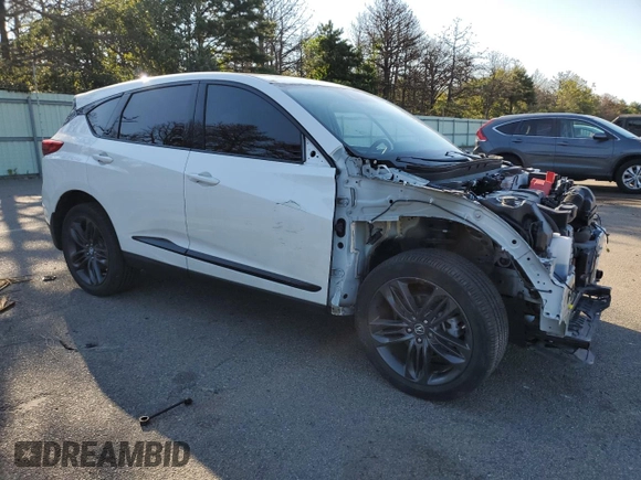2021 Acura RDX w/A-Spec Package with VIN 5J8TC2H67ML801877, listed as a Copart auction lot 70692264 with Not Provided miles and Salvage Title. Bid and sale history available at carsss.com. Image 4.