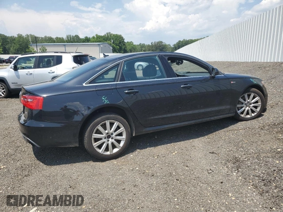 2015 Audi A6 Prestige with VIN WAUHGAFC1FN007148, listed as a Copart auction lot 61080435 with 123,739 mi miles and Salvage title. Bid and sale history available at DreamBid. Image 3.