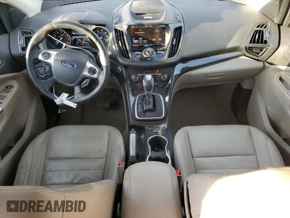 2014 Ford Escape Titanium with VIN 1FMCU0JX1EUB15697, listed as a Copart auction lot 48386535 with 86,178 mi miles and Salvage Title. Bid and sale history available at carsss.com. Image 8.