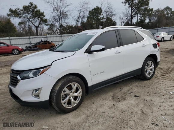 2020 Chevrolet Equinox LT with VIN 3GNAXVEX3LS557136, listed as a Copart auction lot 47953455 with 38,081 mi miles and Salvage Title. Bid and sale history available at carsss.com. Image 1.