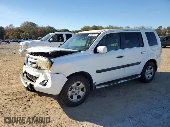 2011 Honda Pilot LX with VIN 5FNYF4H21BB094179, listed as a Copart auction lot 80498764 with 183,544 mi miles and Salvage Title. Bid and sale history available at DreamBid. Image 1.